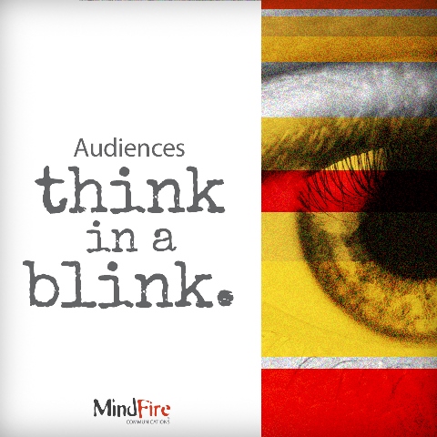 Audiences think in a blink 590 404