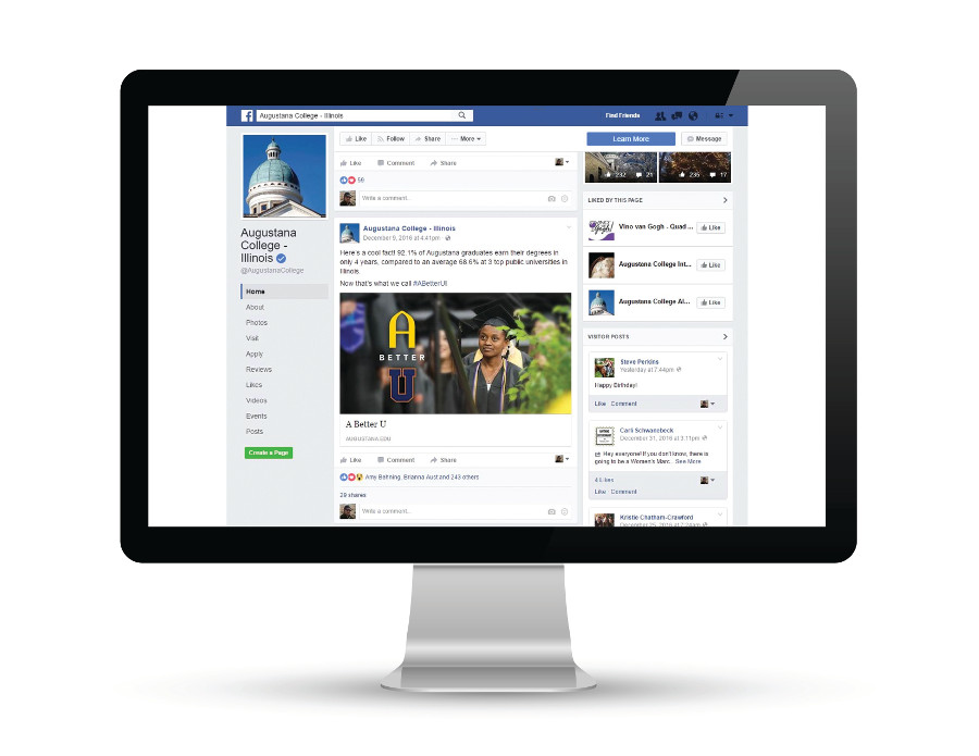 Augustana, A Better U, online advertising, digital advertising, mindfire communications, mindfire