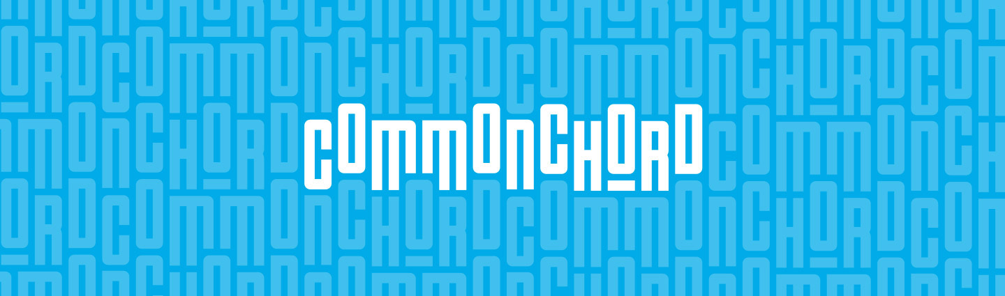 Common Chord logo and texture background