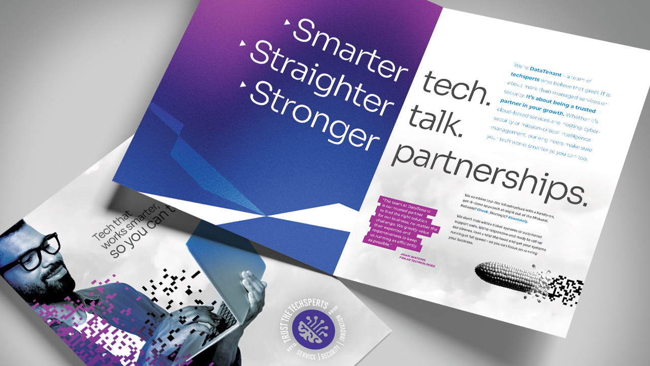 DataTenant brand work by MindFire Communications