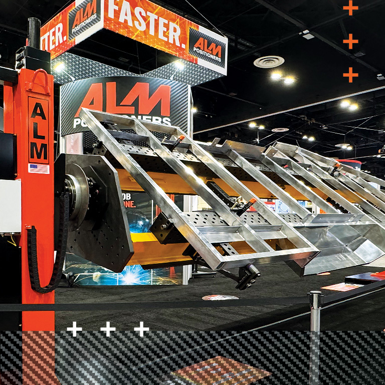 ALM Positioners Fabtech Booth