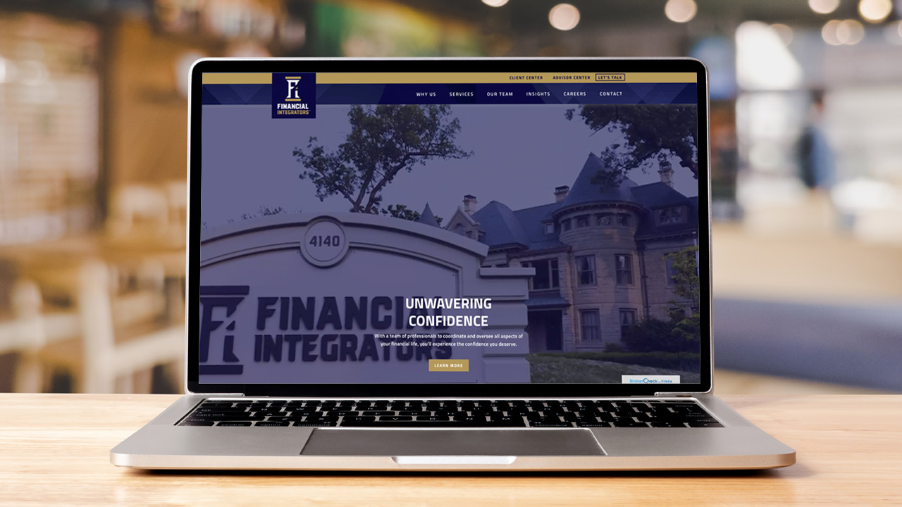 Financial Integrators website by MindFire Communicatons
