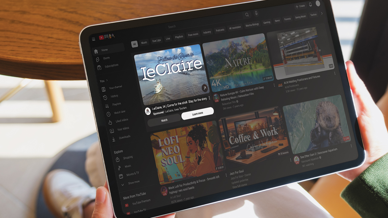Visit LeClaire, Iowa digital media placement